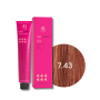 RR LINE REAL COLOR profesjonalna farba do włosów w kremie 100 ml | 7.43 - 2